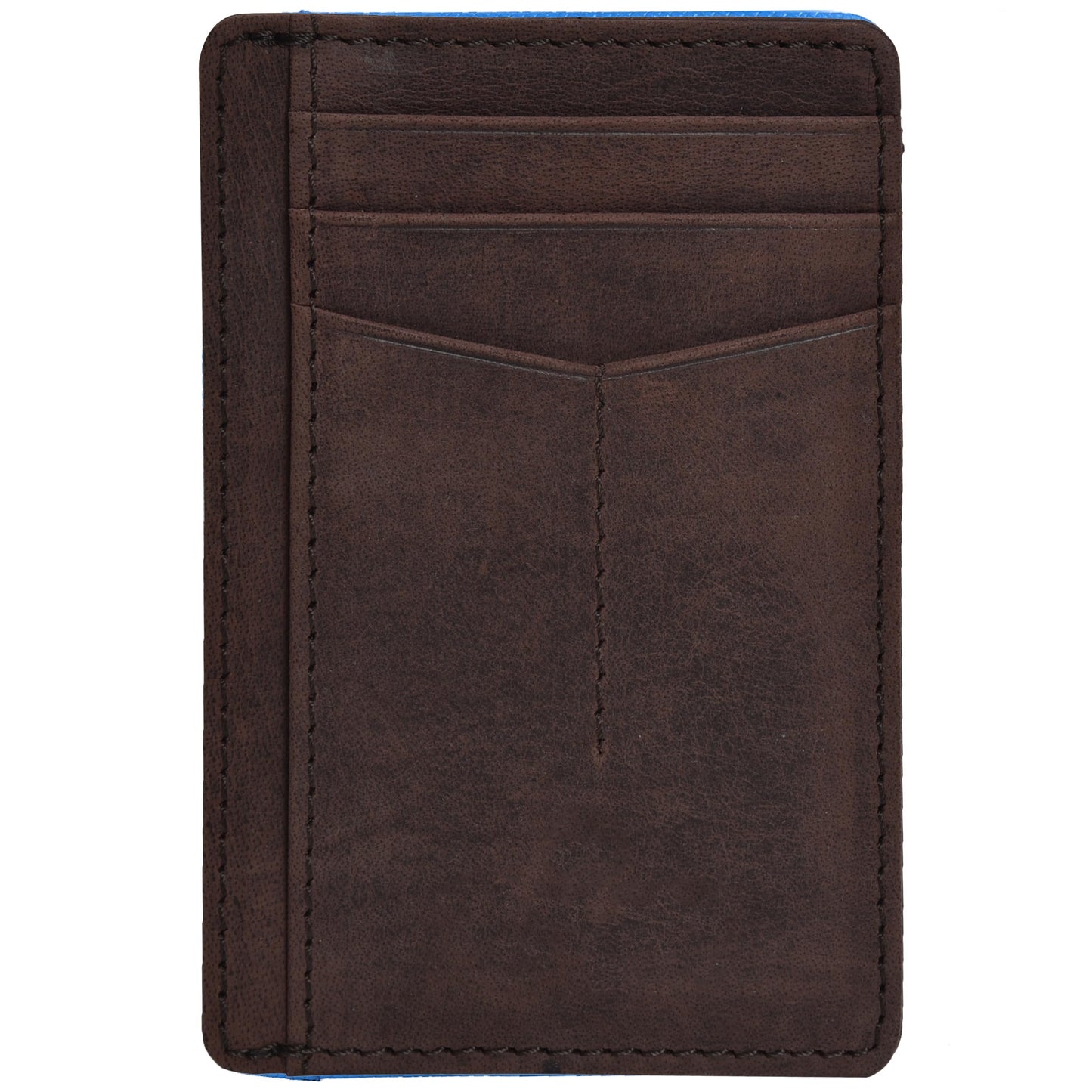 Leather Minimalist Wallet for Men & Women RFID Front Pocket Leather Card Holder Wallets