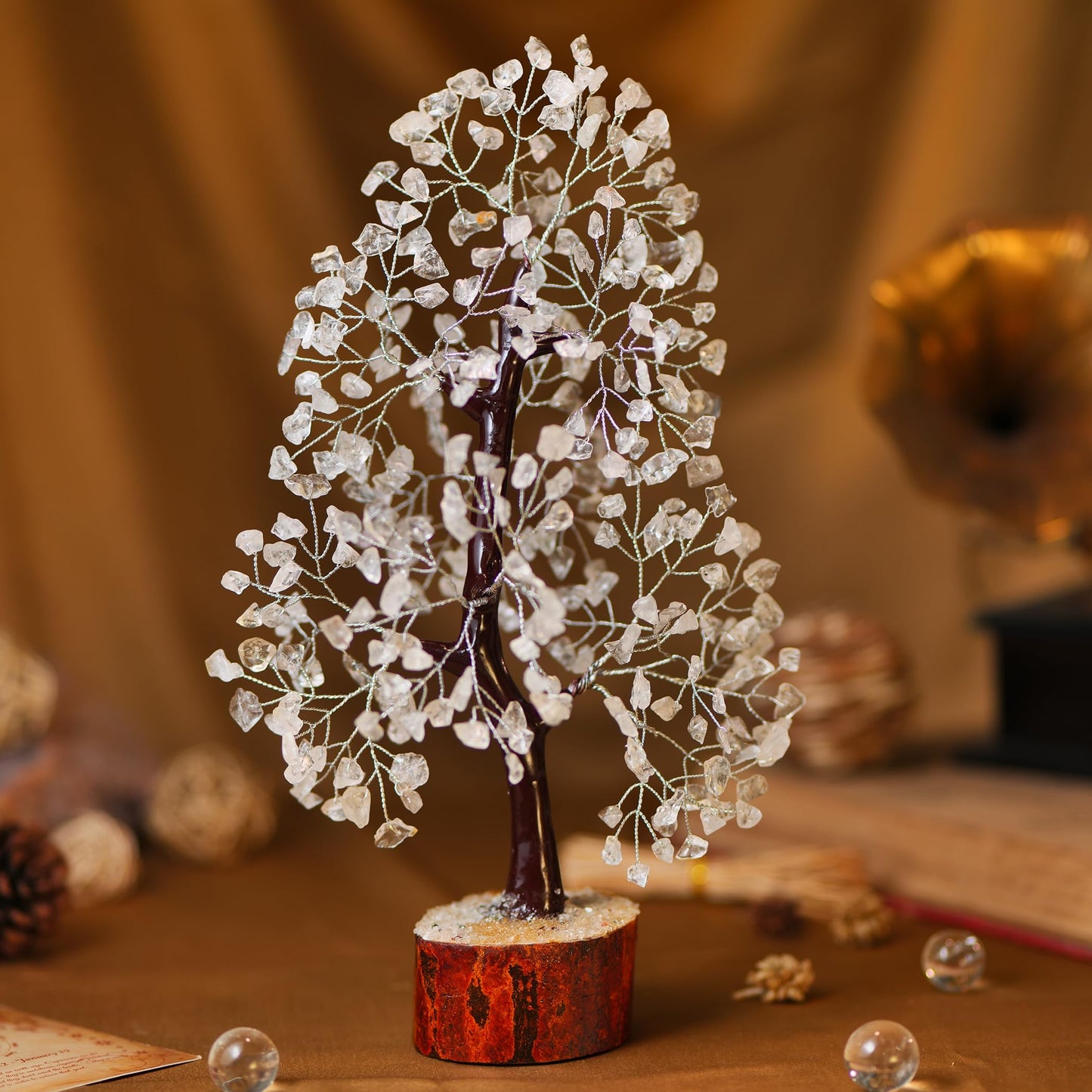 7 Chakra Tree, Crystals and Healing Stones, Chakra Tree of Life Crystal Tree for Positive Energy, Birthday Gifts for Women, Home Office Decor, House Warming Gifts New Home, Spiritual Gifts