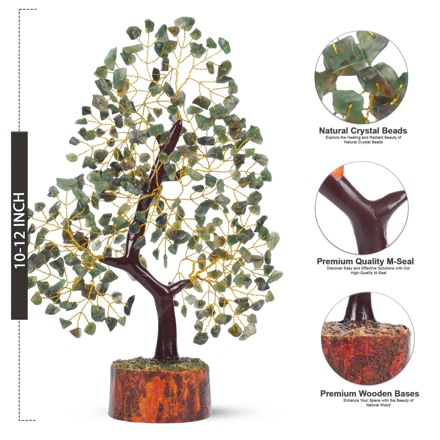 7 Chakra Tree, Crystals and Healing Stones, Chakra Tree of Life Crystal Tree for Positive Energy, Birthday Gifts for Women, Home Office Decor, House Warming Gifts New Home, Spiritual Gifts