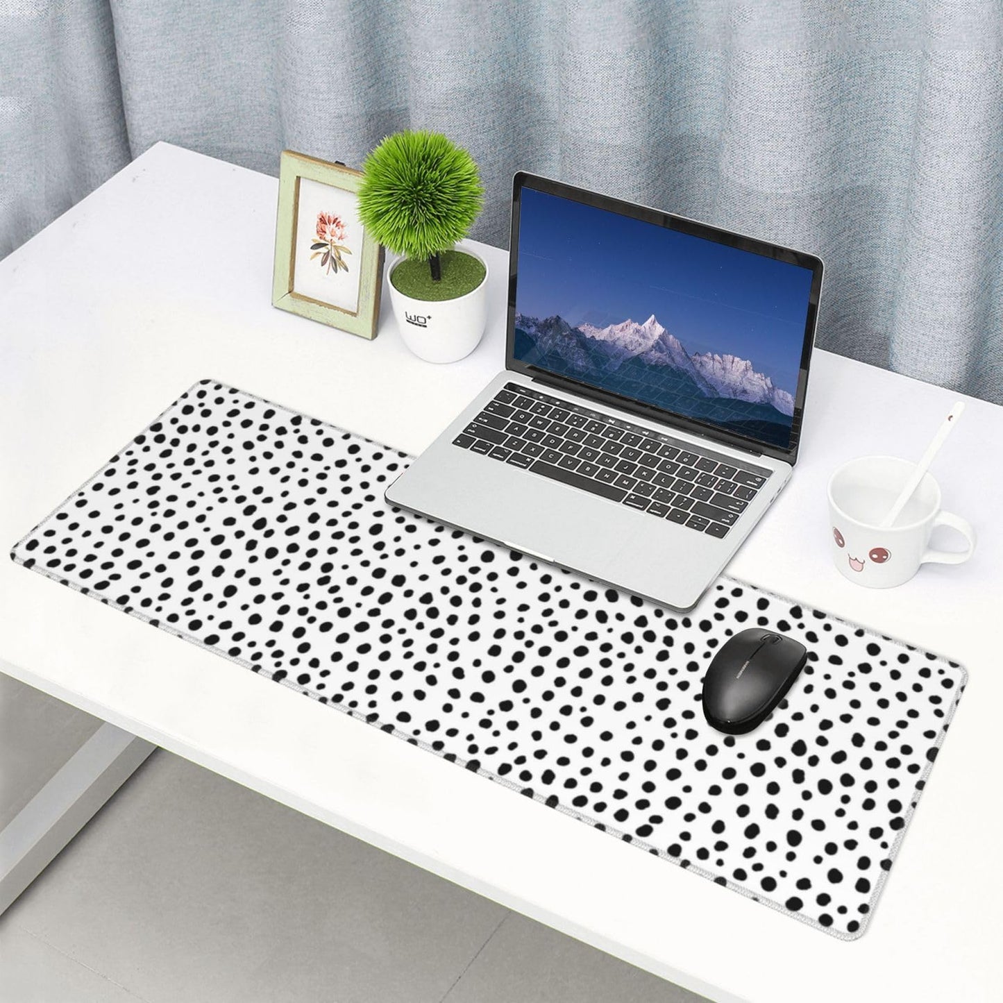 Japanese Mouse Pad, Large Japanese Desk Mat, XL Anime Gaming Keyboard Mat, Non-Slip Rubber Base, Big Extended Desk Protector for Home Office, 31.5”x11.8”