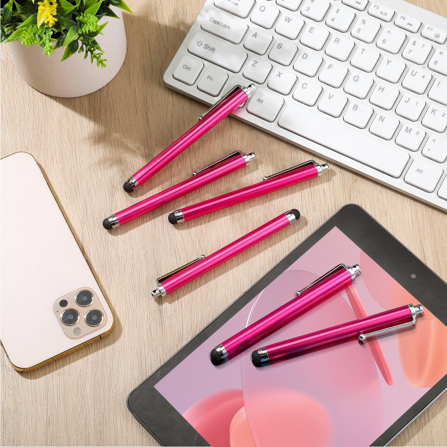 Outus Stylus Pen Set of 36 for Universal Capacitive Touch Screens Devices, Stylus Pens for Touch Screens Devices, Compatible with Tablet (Black)
