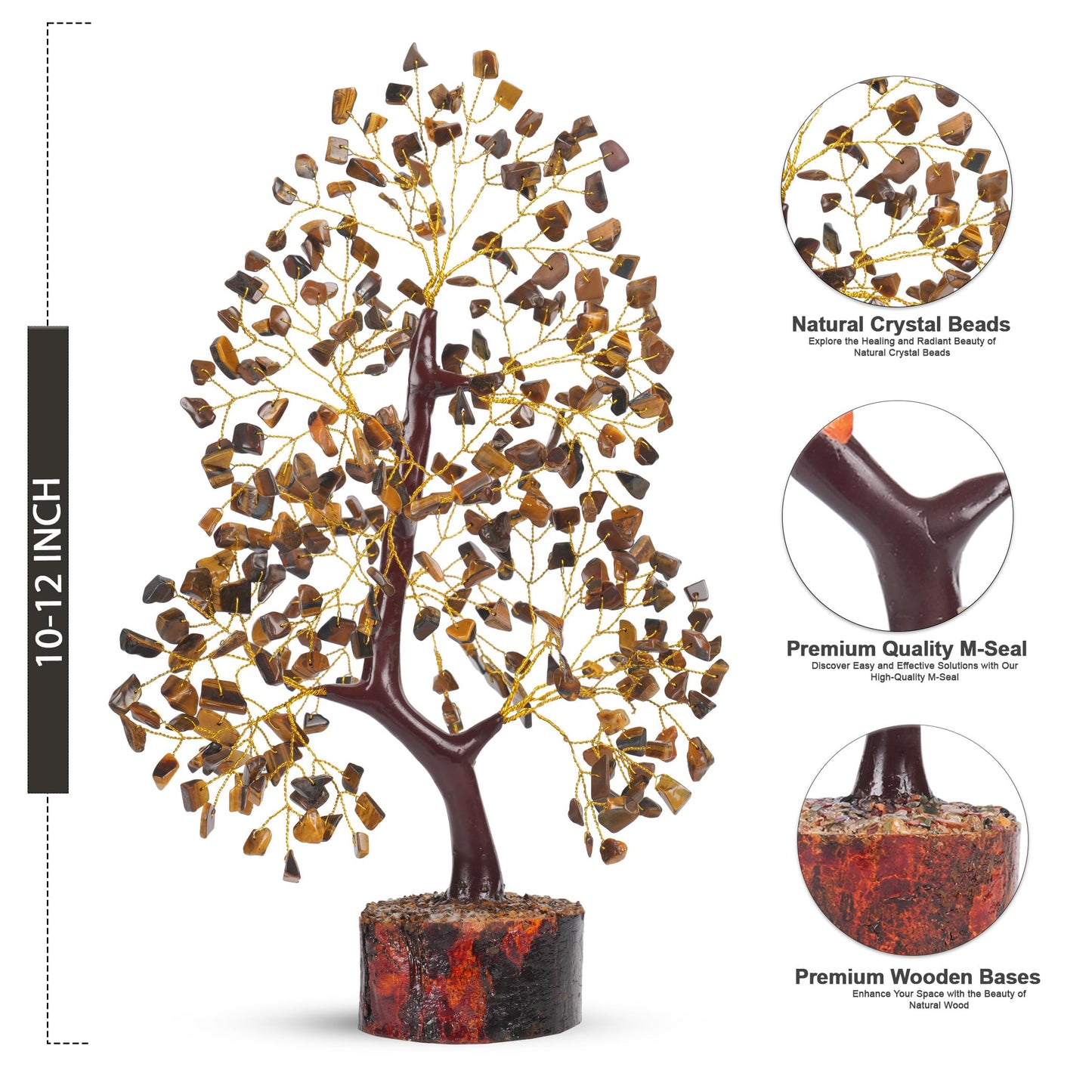 7 Chakra Tree, Crystals and Healing Stones, Chakra Tree of Life Crystal Tree for Positive Energy, Birthday Gifts for Women, Home Office Decor, House Warming Gifts New Home, Spiritual Gifts