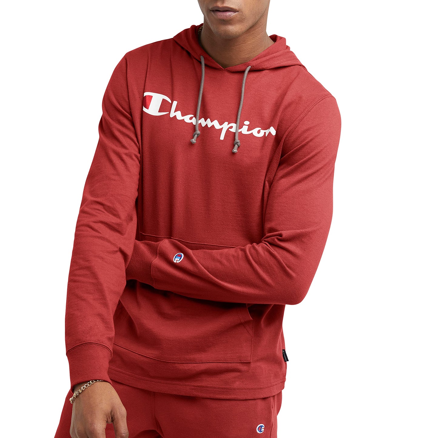 Champion Men's Hoodie, Midweight T-shirt Hoodie, Soft and Comfortable T-shirt Hoodie for Men