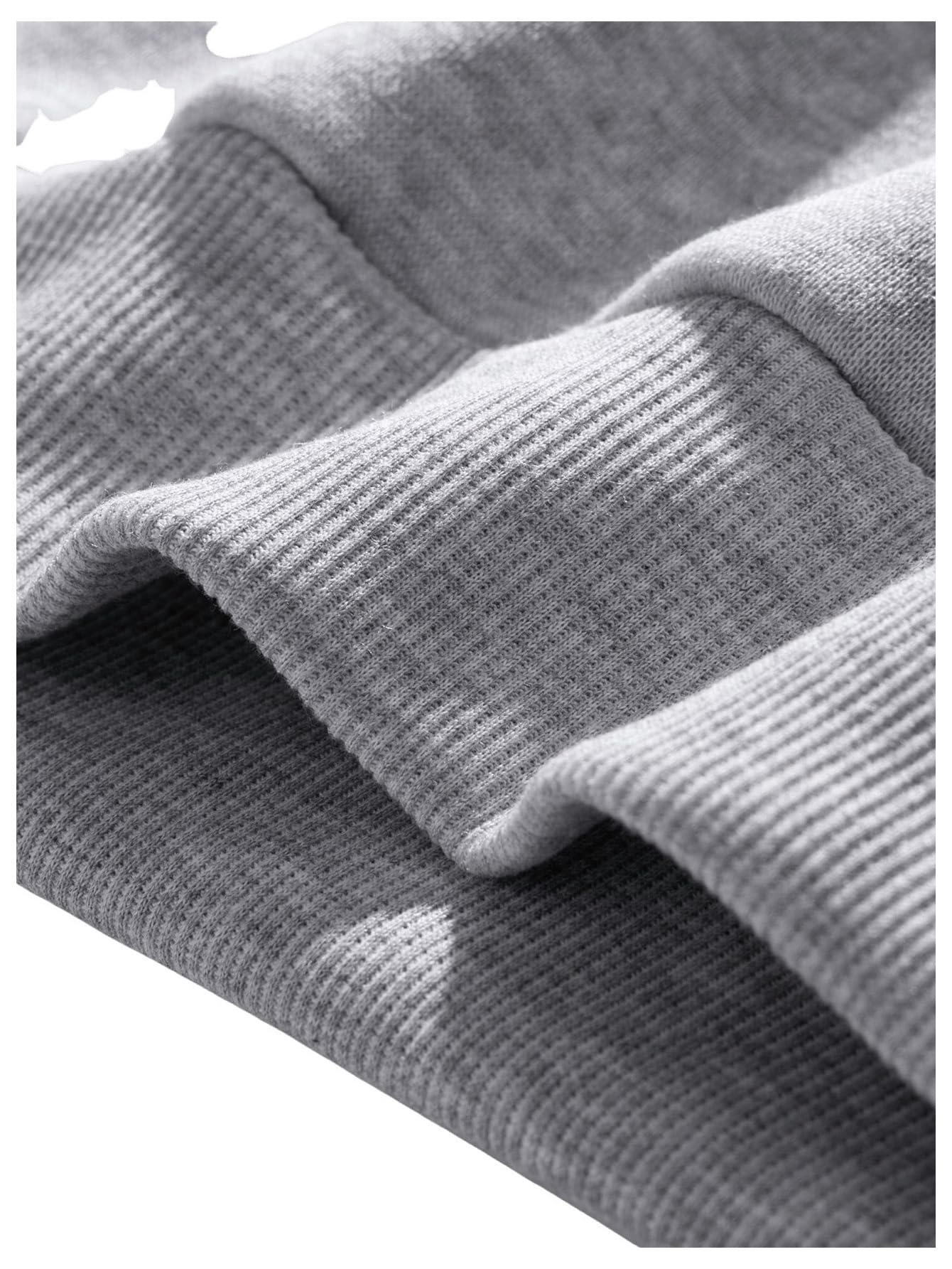 Floerns Men's Graphic Print Long Sleeve Drawstring Hoodie Pullover Sweatshirt