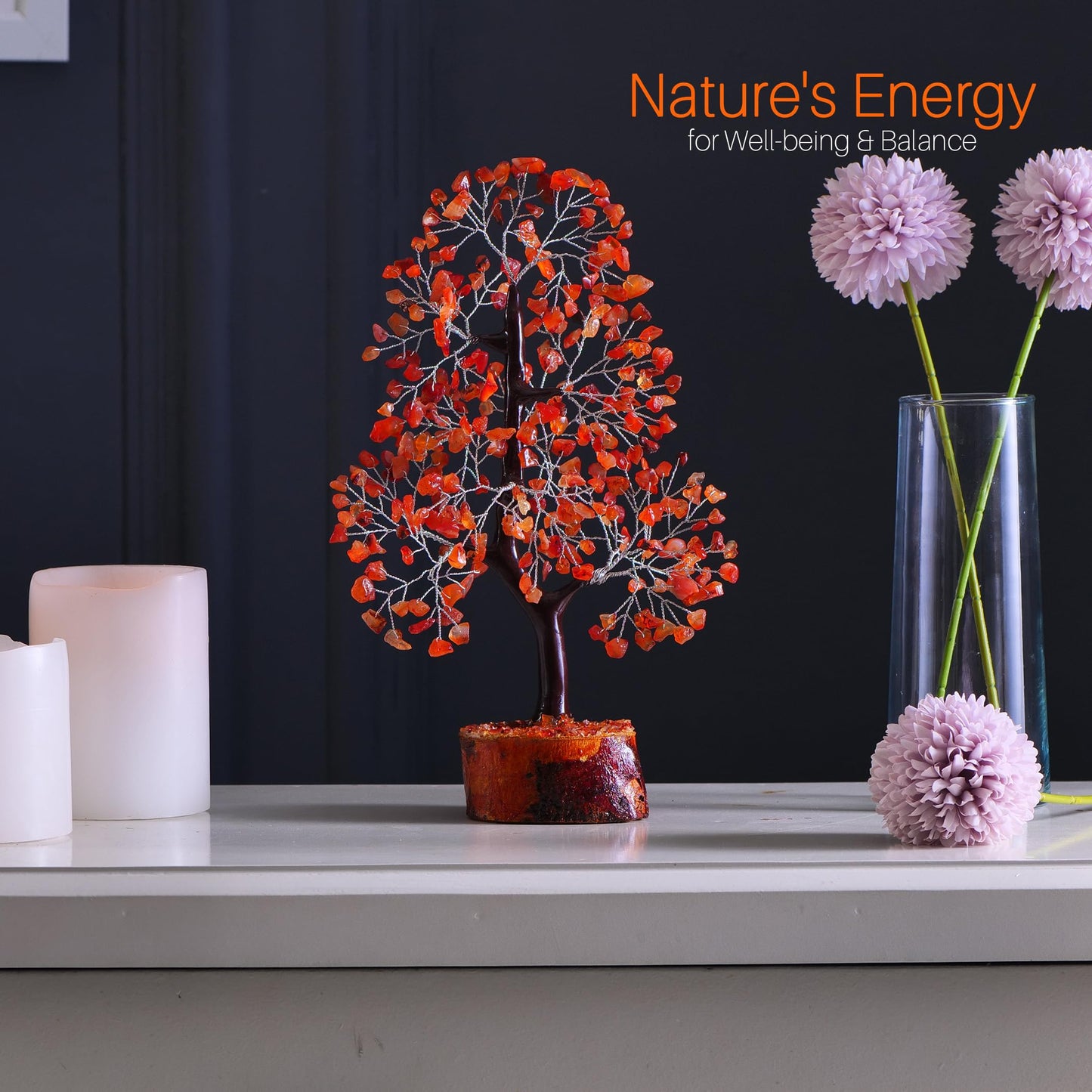 7 Chakra Tree, Crystals and Healing Stones, Chakra Tree of Life Crystal Tree for Positive Energy, Birthday Gifts for Women, Home Office Decor, House Warming Gifts New Home, Spiritual Gifts