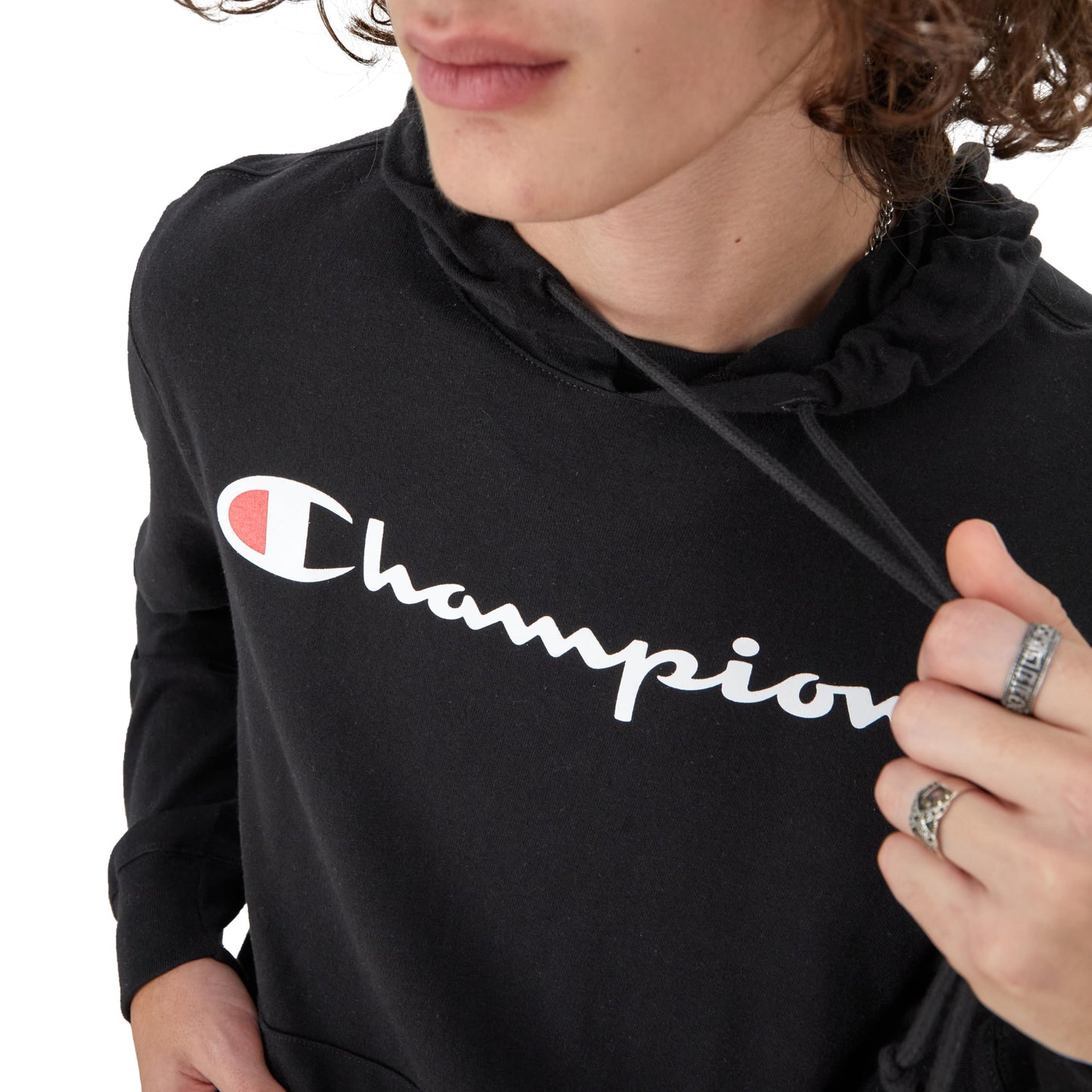 Champion Men's Hoodie, Midweight T-shirt Hoodie, Soft and Comfortable T-shirt Hoodie for Men