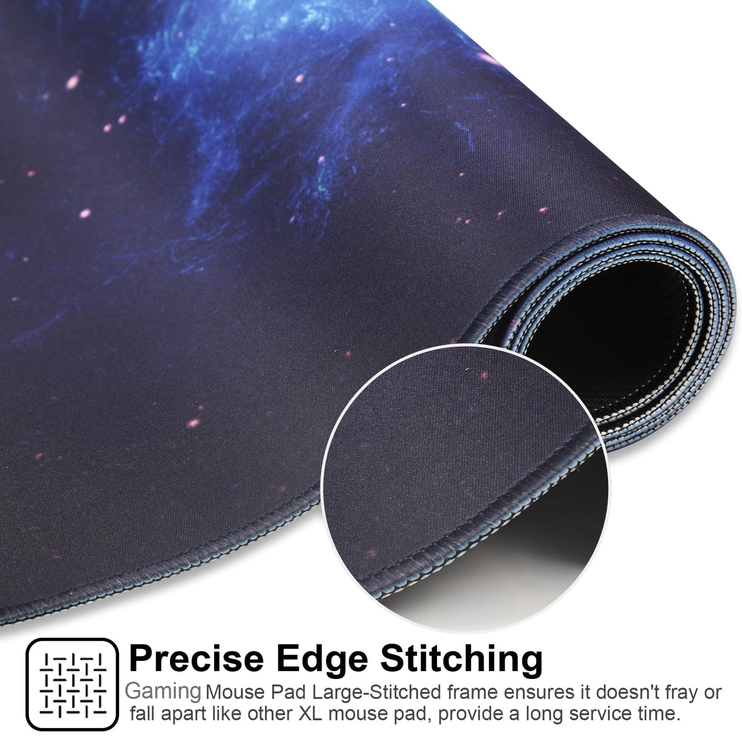 XXL Professional Large Mouse Pad & Computer Game Mouse Mat (35.4x15.7x0.1IN, Map) (90 * 40 Map)