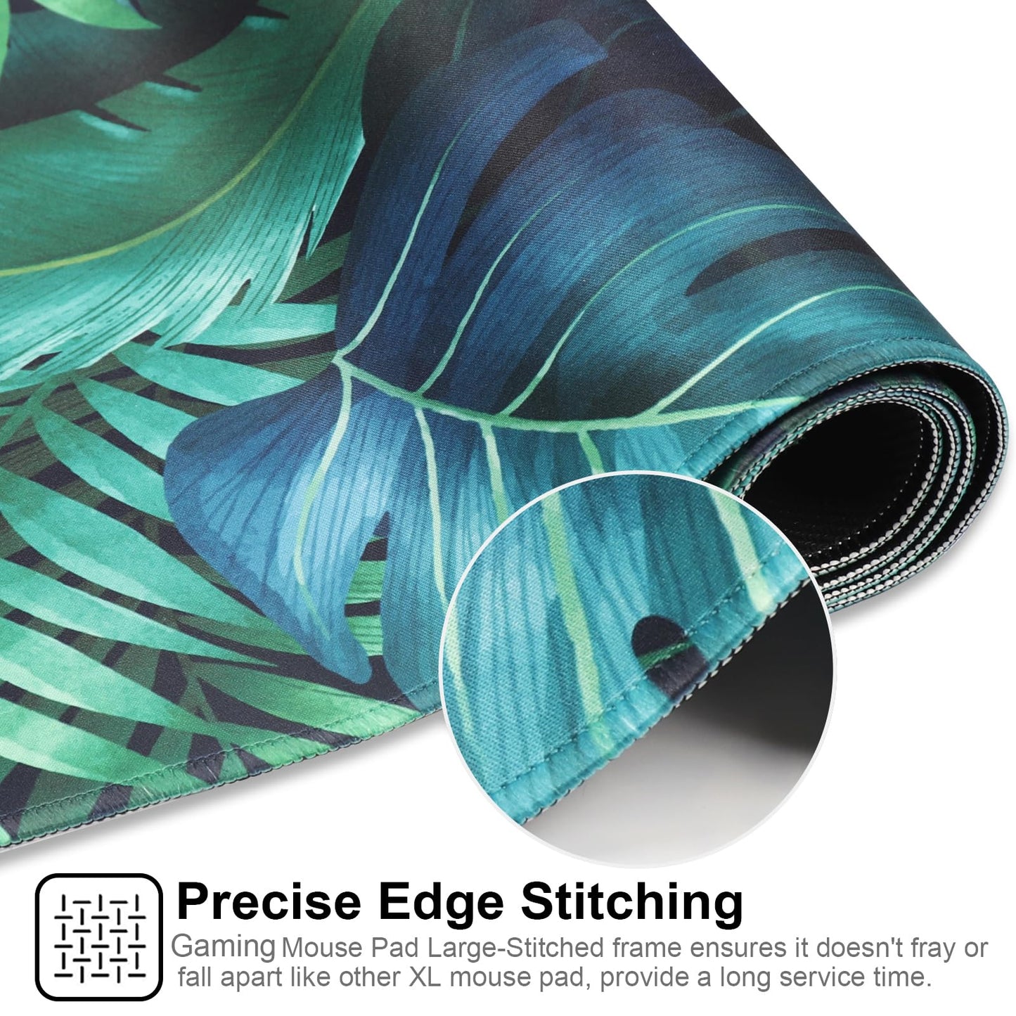 XXL Professional Large Mouse Pad & Computer Game Mouse Mat (35.4x15.7x0.1IN, Map) (90 * 40 Map)