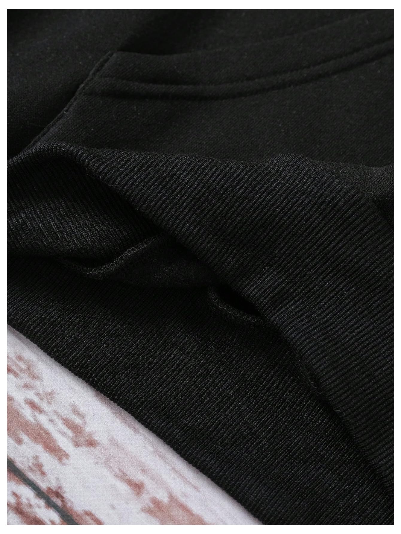 GORGLITTER Women's Graphic Print Hoodies Sweatshirt Long Sleeve Round Neck Drop Shoulder Pullover Top