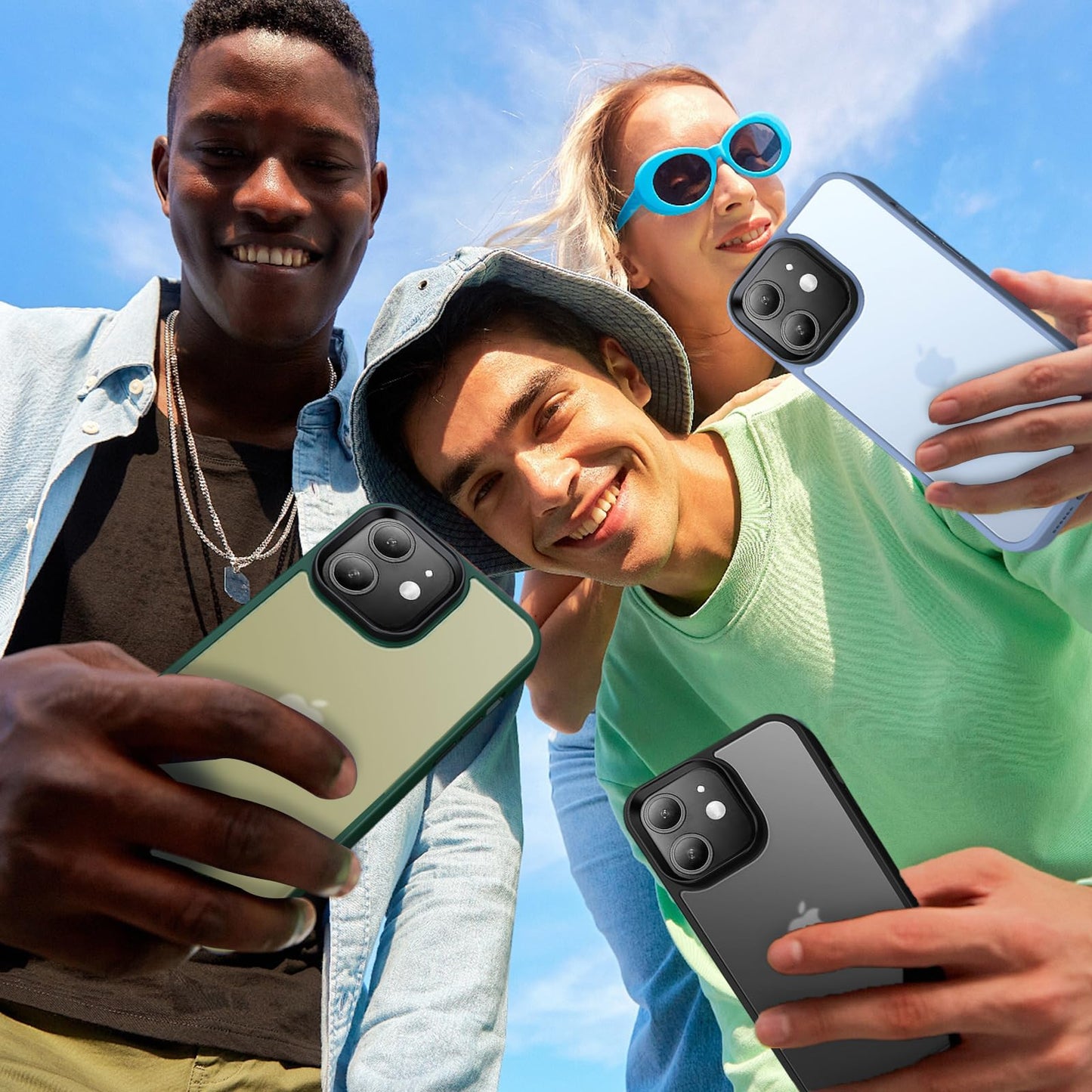 Designed for iPhone 12 & iPhone 12 Pro Case, [Support Wireless Charging] Silicone Soft Anti-Scratch Shockproof Protective Slim Translucent Phone Case for iPhone 12/12 Pro 6.1 inch,Green