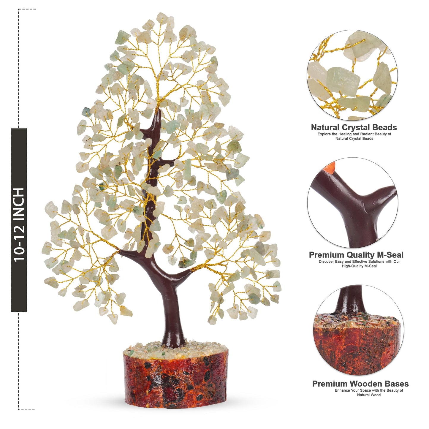 7 Chakra Tree, Crystals and Healing Stones, Chakra Tree of Life Crystal Tree for Positive Energy, Birthday Gifts for Women, Home Office Decor, House Warming Gifts New Home, Spiritual Gifts