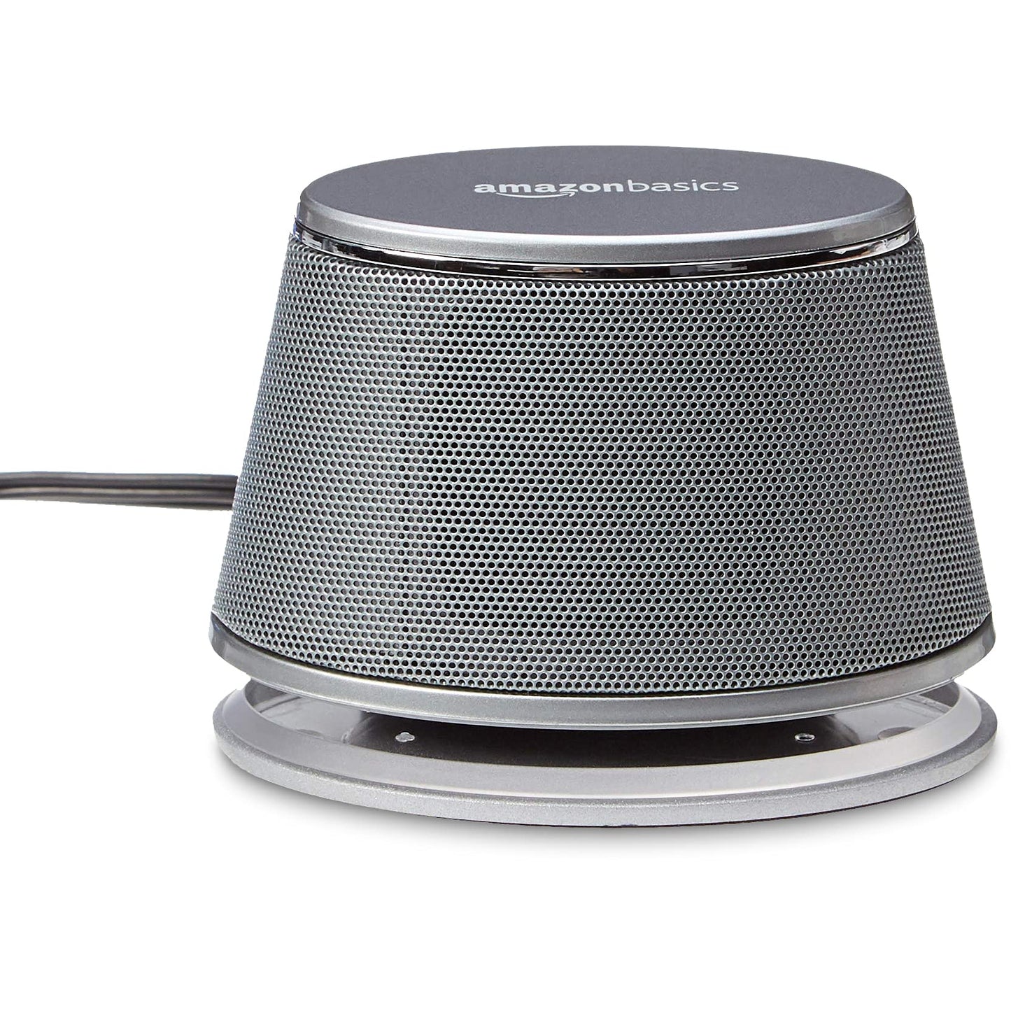 Amazon Basics Stereo 2.0 Speakers for PC or Laptop, 3.5mm Aux input, USB-Powered, 1 Pair, Black