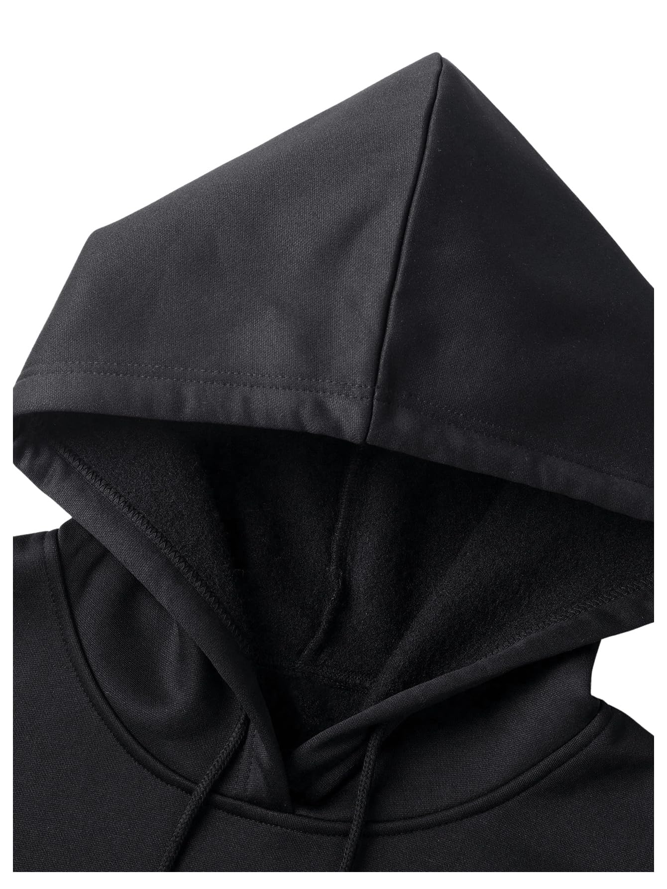 Floerns Men's Graphic Print Long Sleeve Drawstring Hoodie Pullover Sweatshirt