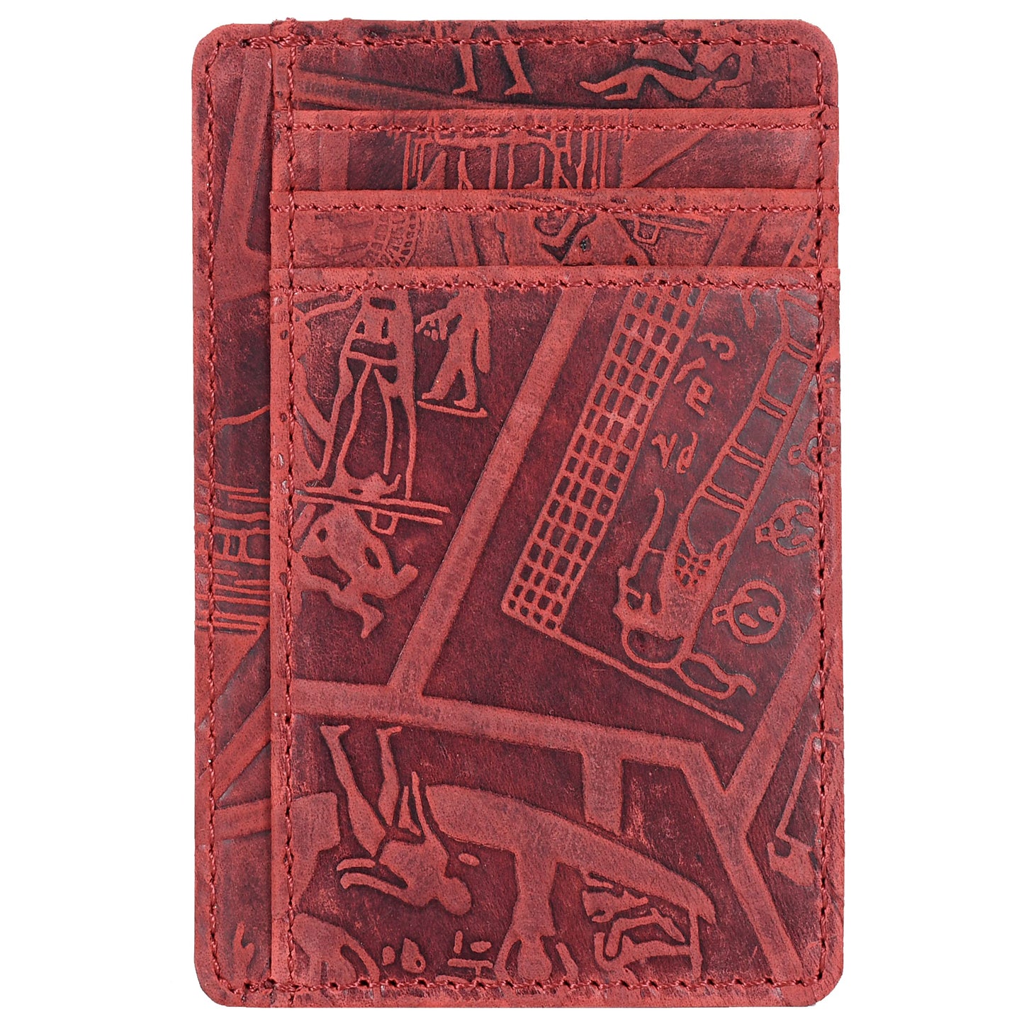 Leather Minimalist Wallet for Men & Women RFID Front Pocket Leather Card Holder Wallets