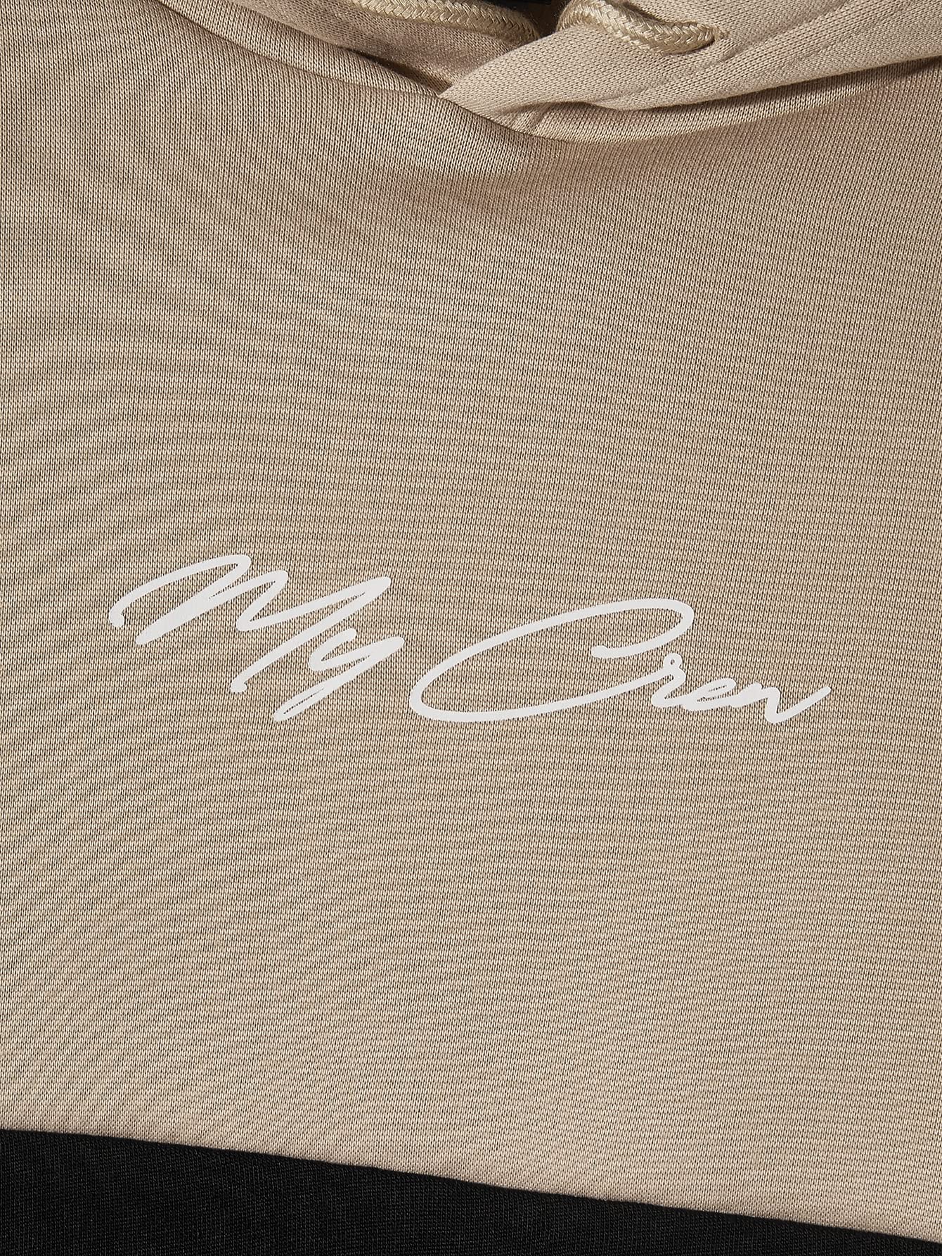 Floerns Men's Graphic Print Long Sleeve Drawstring Hoodie Pullover Sweatshirt