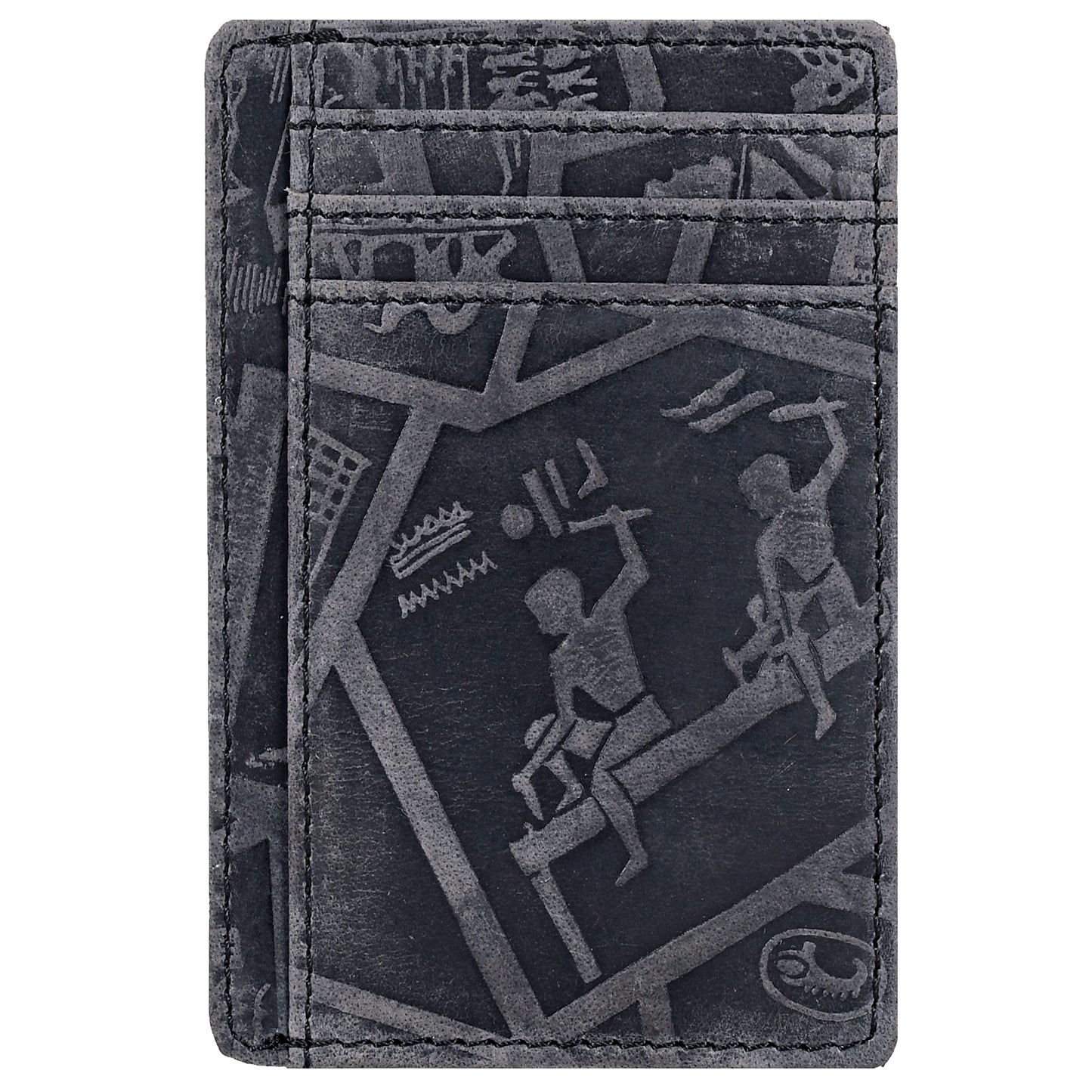 Leather Minimalist Wallet for Men & Women RFID Front Pocket Leather Card Holder Wallets