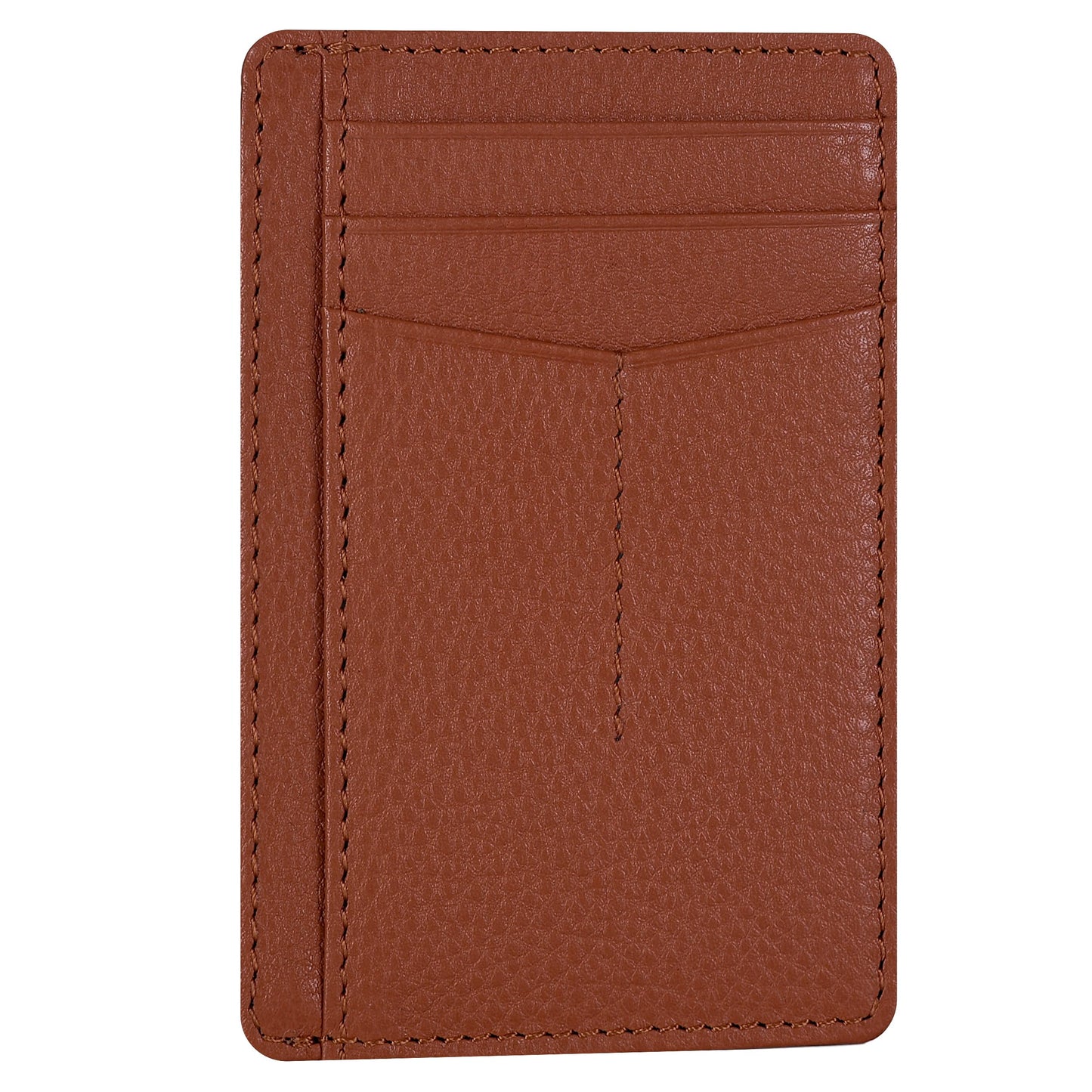 Leather Minimalist Wallet for Men & Women RFID Front Pocket Leather Card Holder Wallets