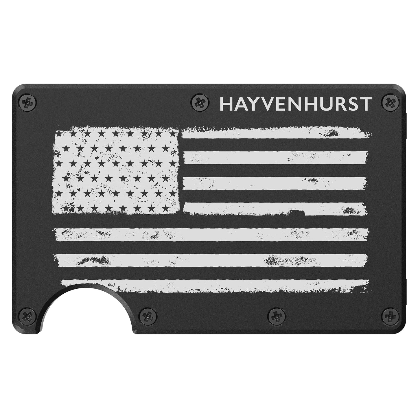Hayvenhurst Wallet For Men - Reinvented Design Men's Wallet - Slim, Minimalistic & Seamless, Blocks RFID Scanners, Holds 12 Cards & Has a Money Clip (Carbon Fiber)