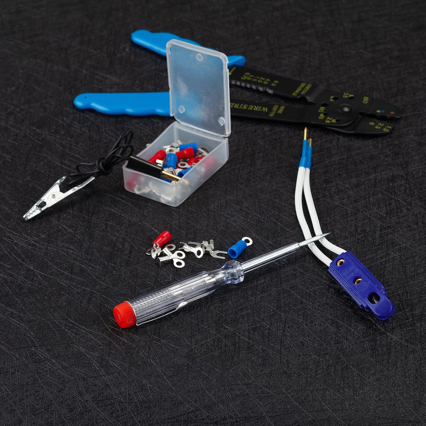 CARTMAN 205 Piece Ratchet Wrench Tool Set 1/4" & 3/8" & 1/2" Drive with SAE/Metric Sockets Kit in Plastic Toolbox