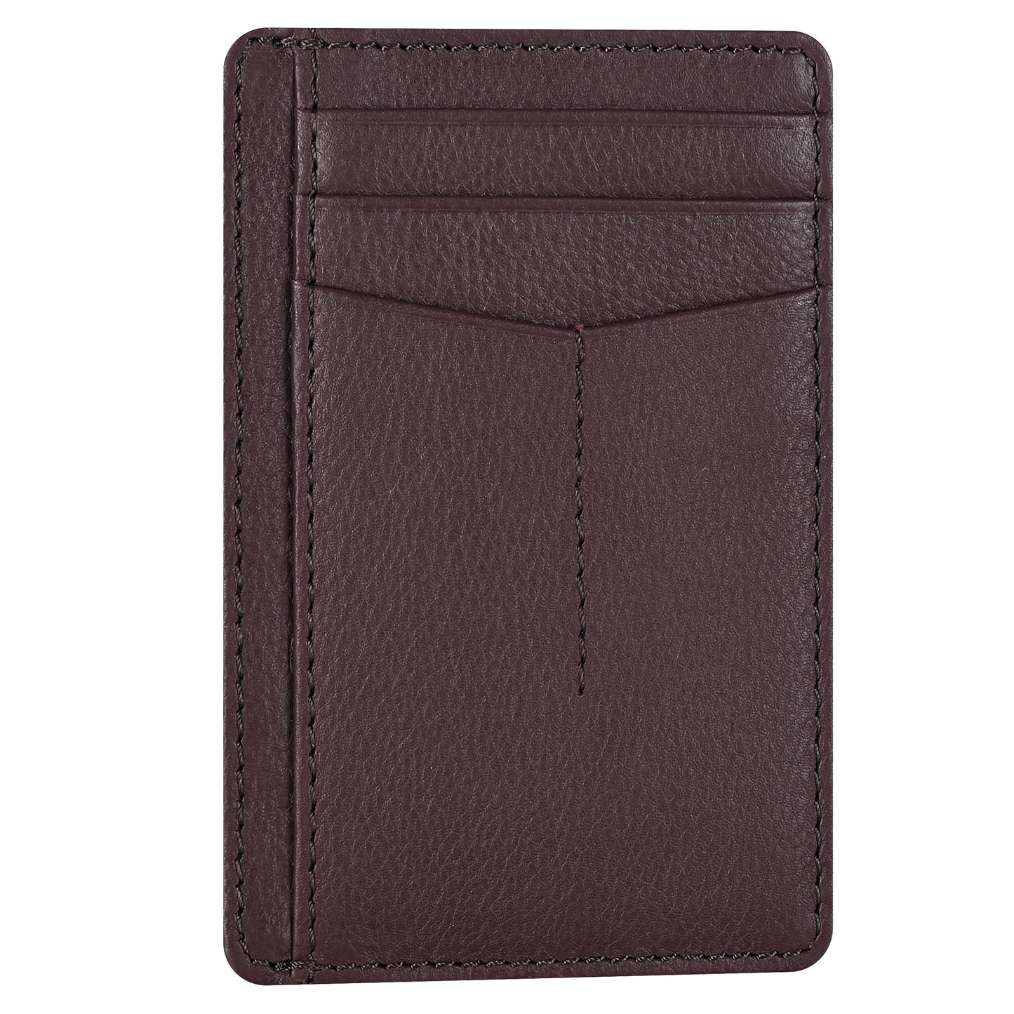Leather Minimalist Wallet for Men & Women RFID Front Pocket Leather Card Holder Wallets