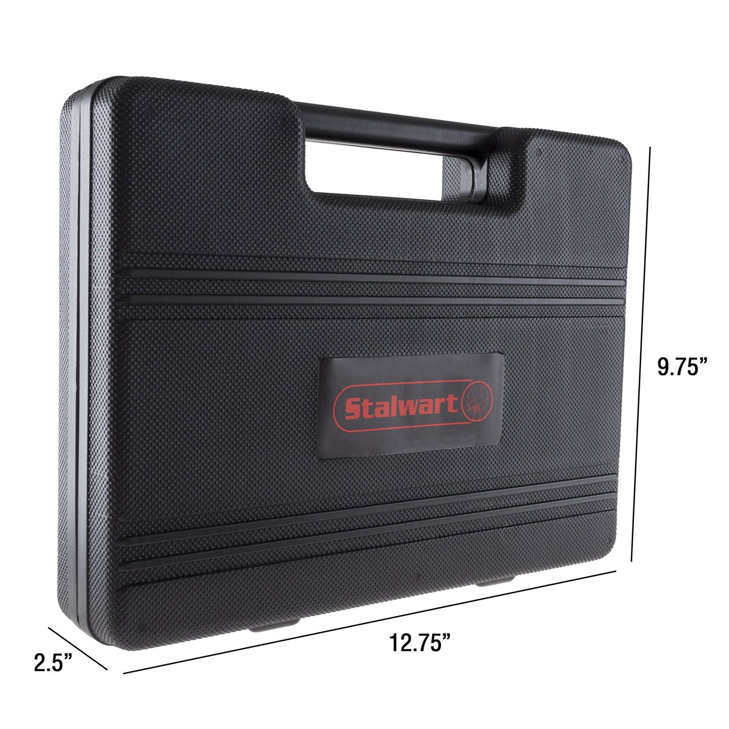 130-Piece Tool Set - Tool Kit with Hammer, Wrenches, Screwdriver, Pliers, and More - Hand Tools for Home Improvement Projects by Stalwart (Gray)