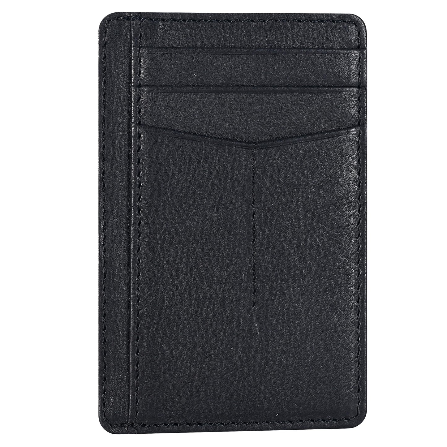 Leather Minimalist Wallet for Men & Women RFID Front Pocket Leather Card Holder Wallets